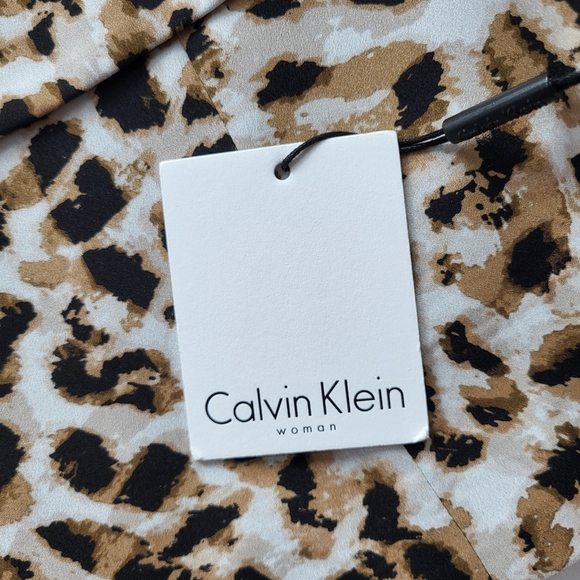 CALVIN KLEIN Womens Black Animal Print Blazer Jacket Plus Size 20W  (NWT) - Picture 10 of 11